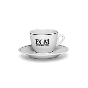 ECM Cappuccinokop & schotel (set van 6)