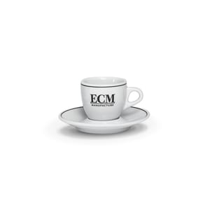 ECM Espressokop & schotel (set van 6)