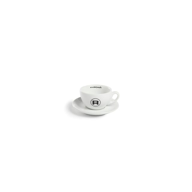 Rocket People Kopjes Cappuccino XL (set van 6) – Wit
